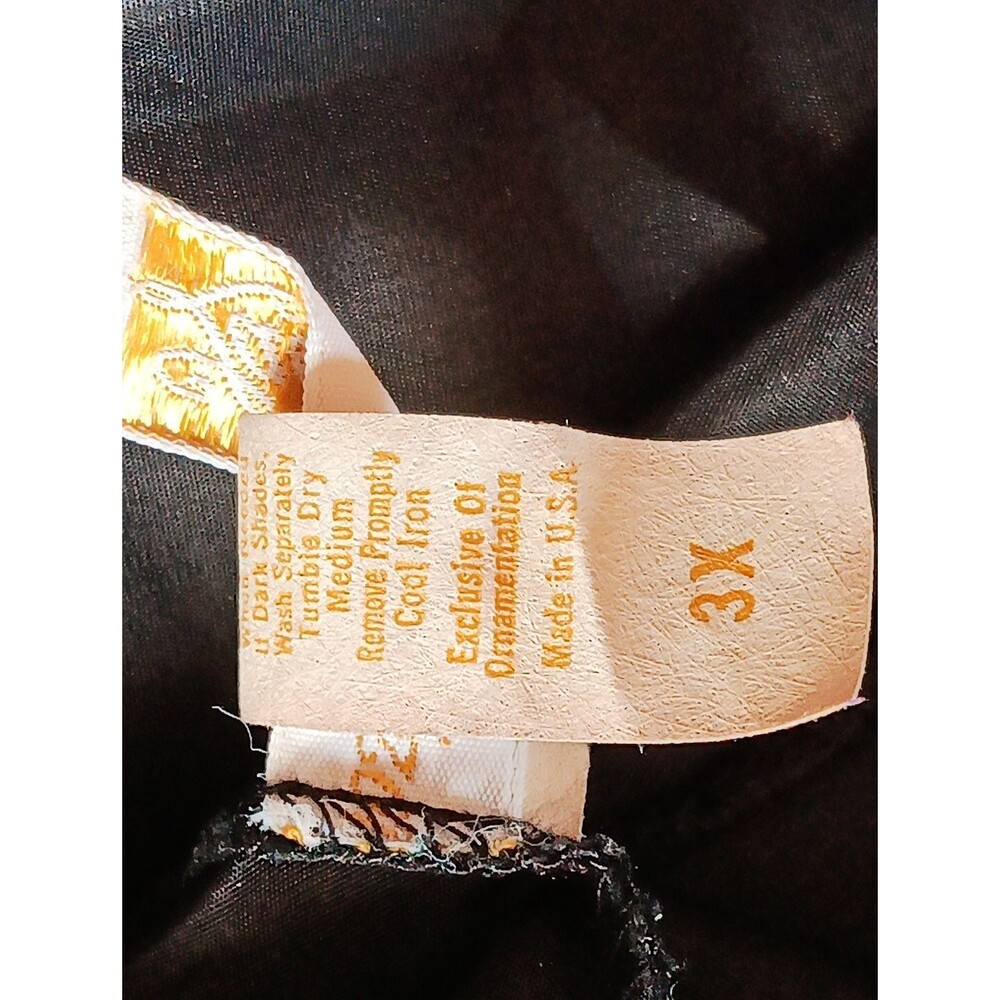 shirt 3X New womans Lady Barbizo Black Tank Top - Picture 8 of 8